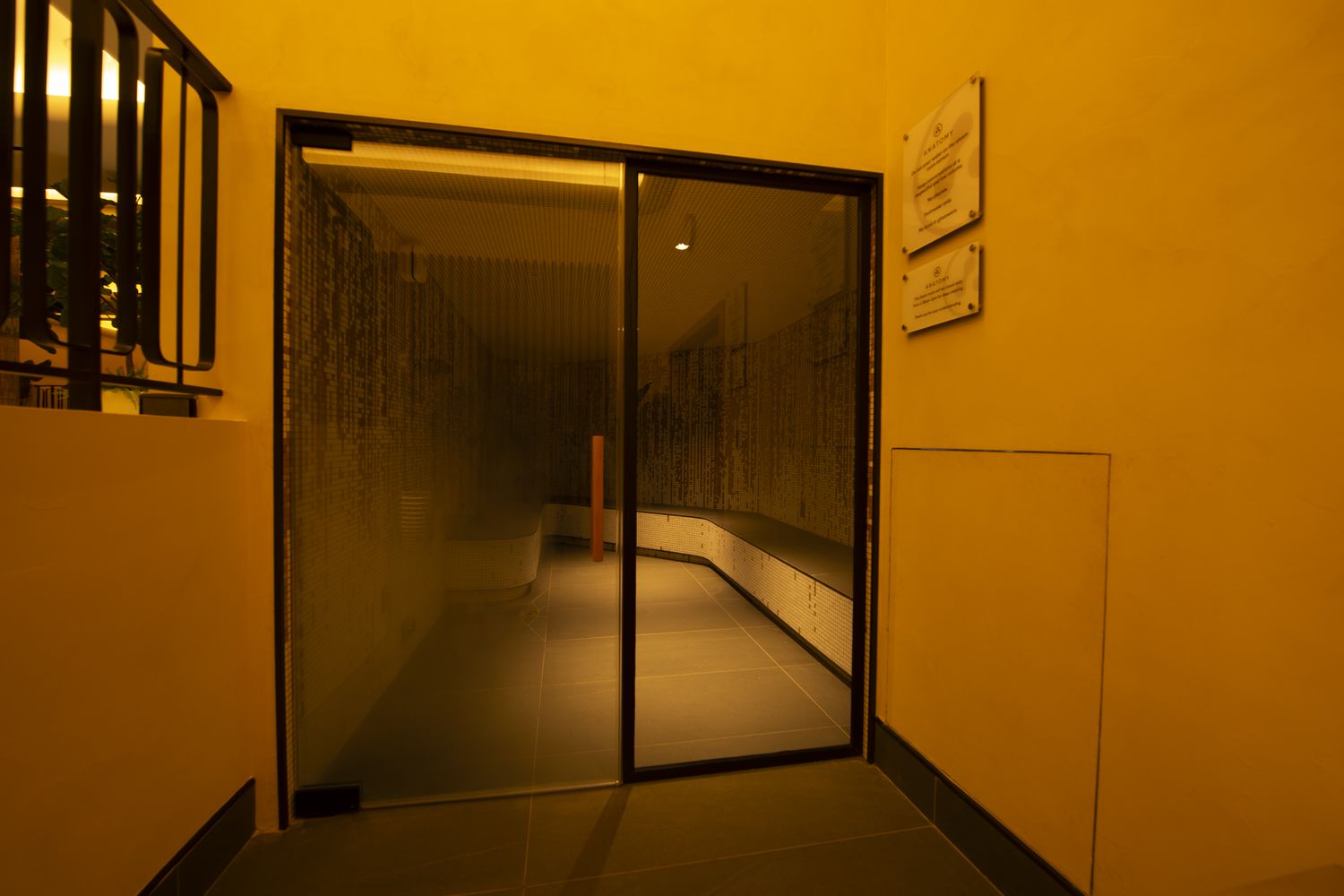 Steam room at Anatomy Aventura
