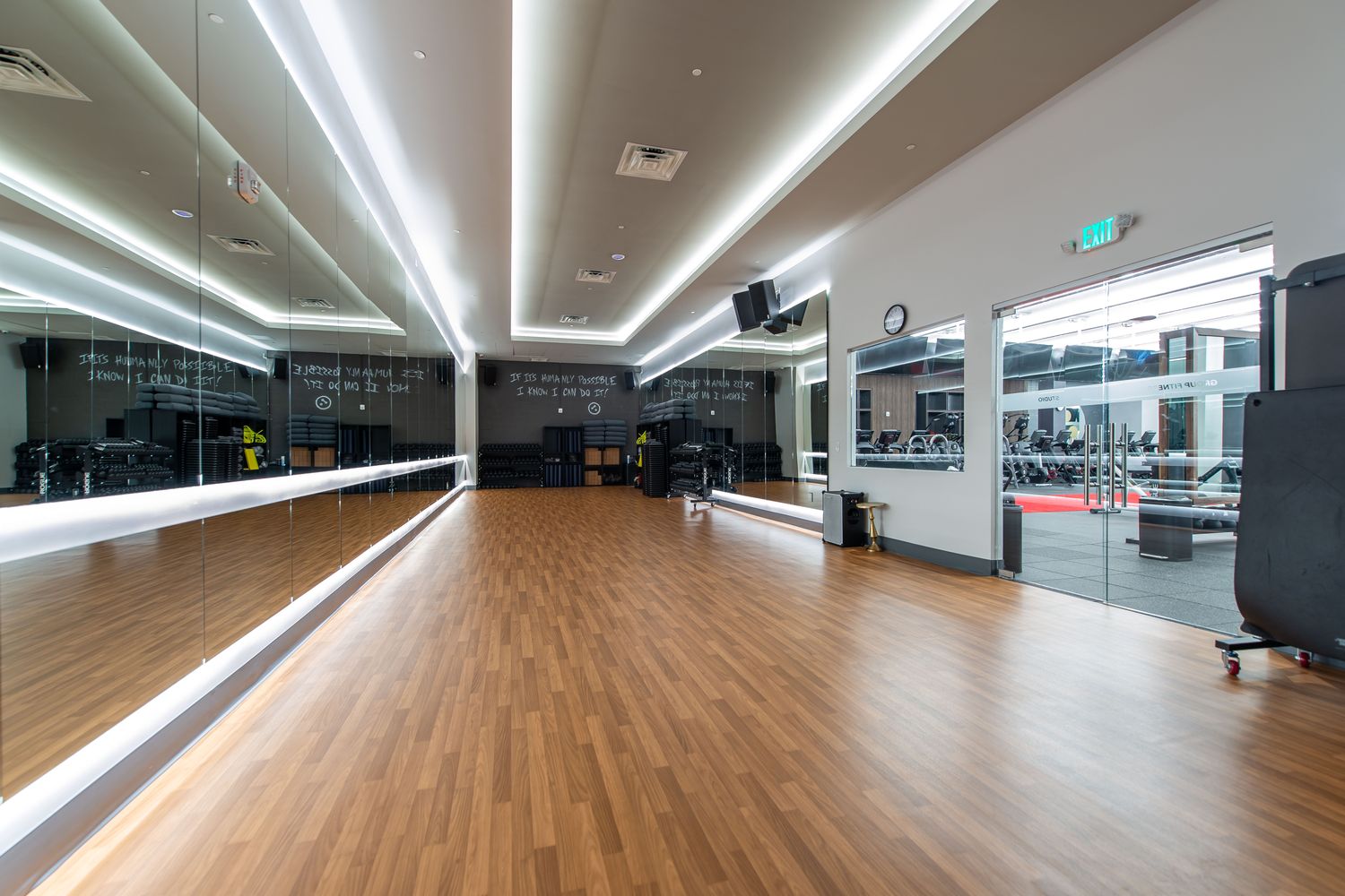 Group fitness studio at Anatomy Doral
