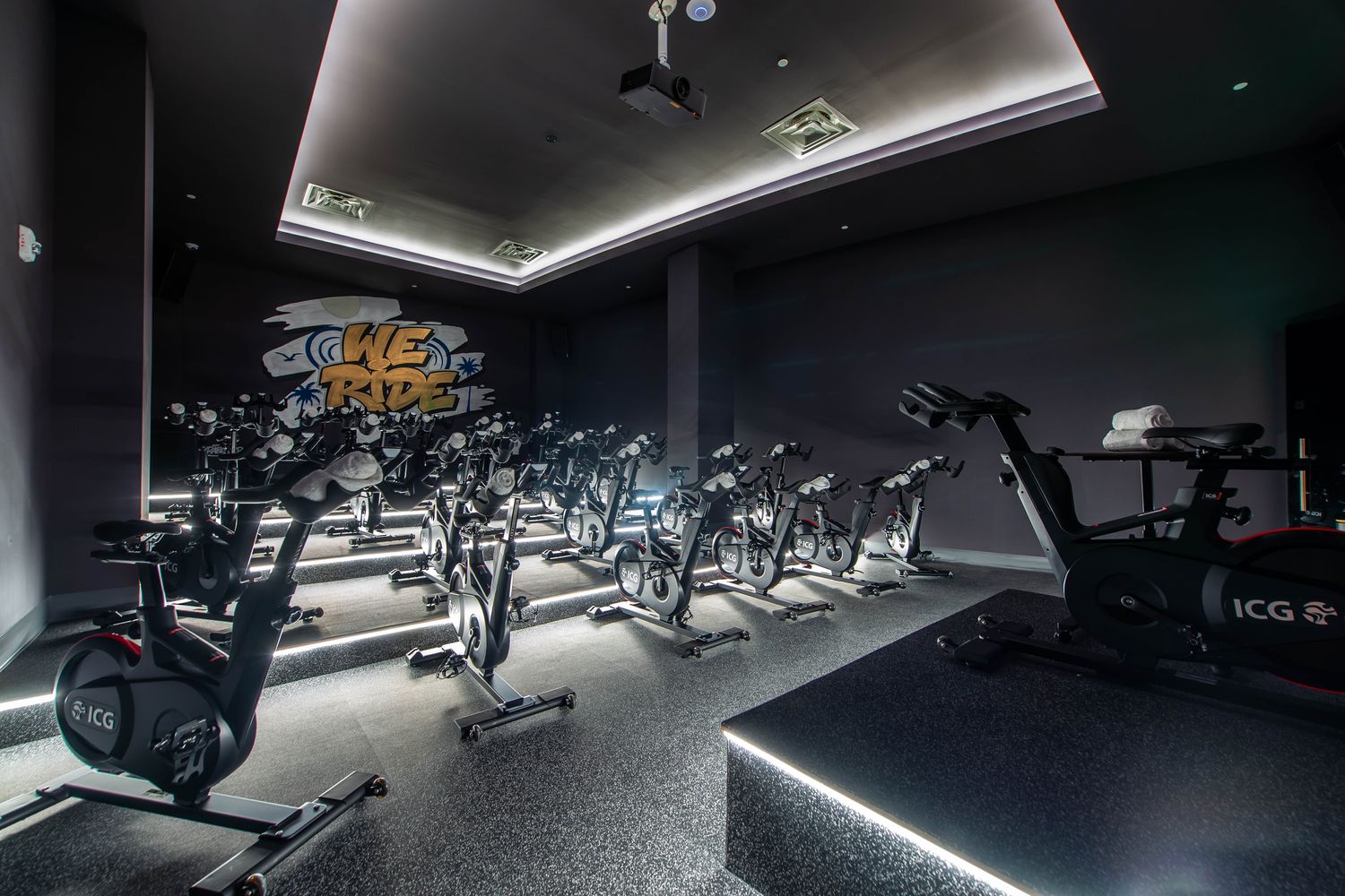 Cycle studio at Anatomy Doral