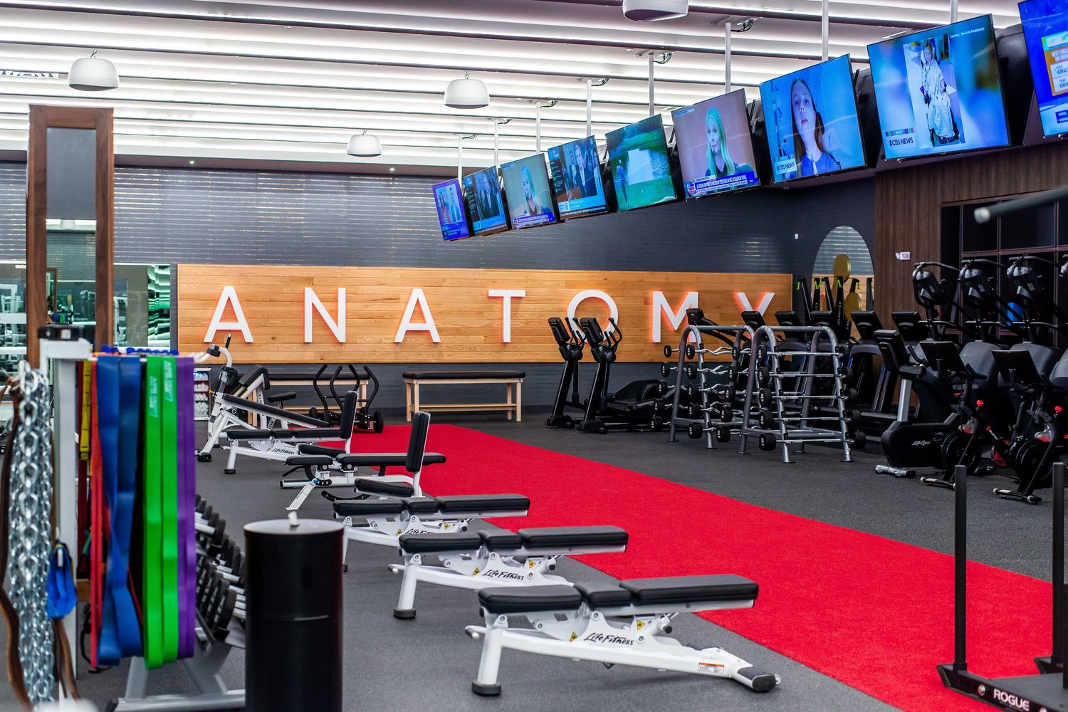The main floor at Anatomy Doral
