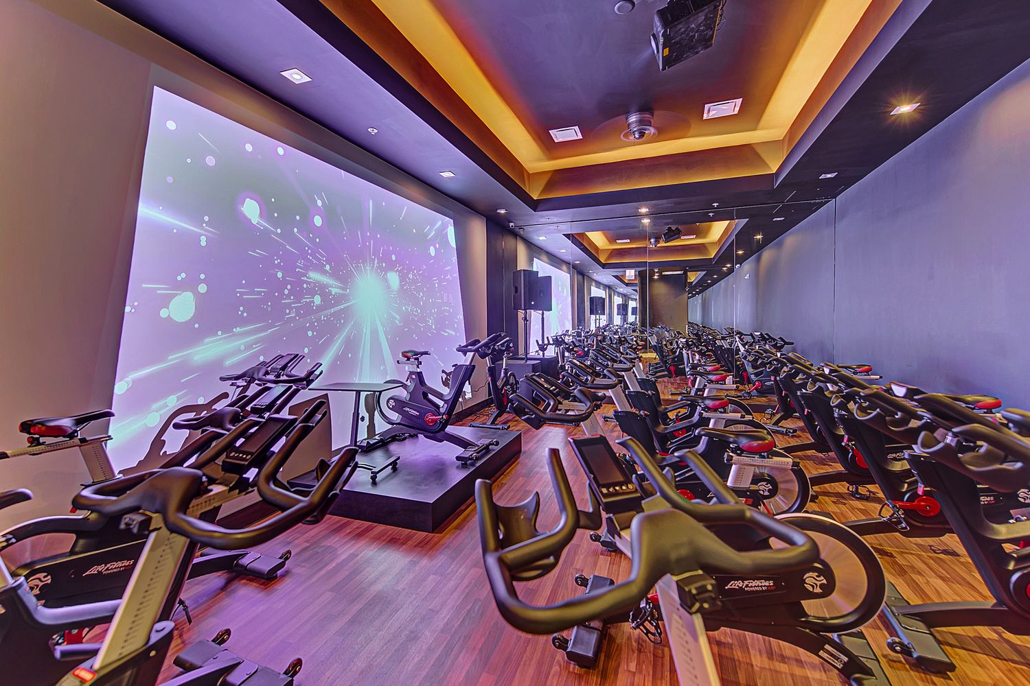 Cycle studio at Anatomy Coconut Grove